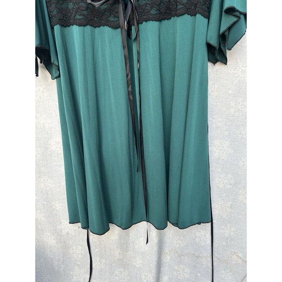 Vintage Dare To Wear 3X Lace Up Long Sleeve Babydoll Dress Goth Witchy Y2K USA - Picture 6 of 10